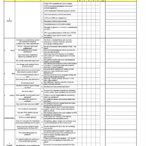 Autonomous Maintenance Step 0 - Audit Template
