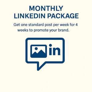 Standard LinkedIn Post with Media (Monthly Package)